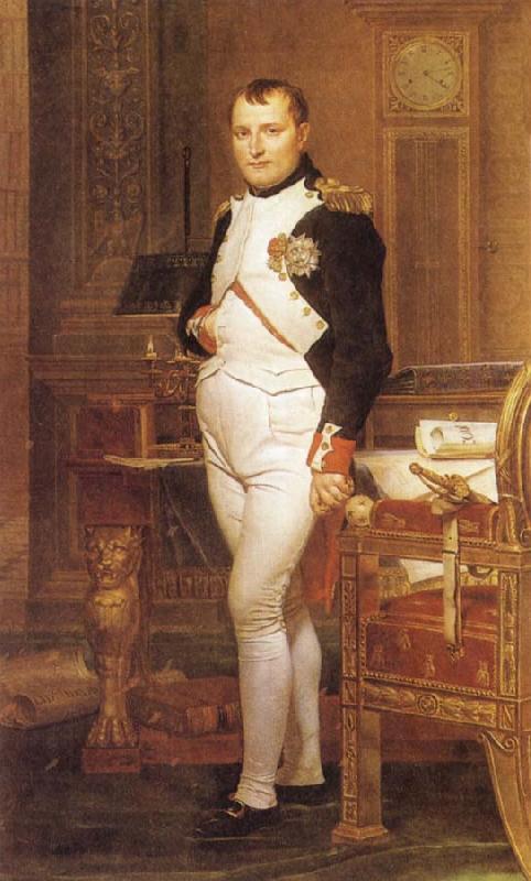 Napoleon in his Study, Jacques-Louis David